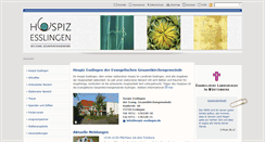 Desktop Screenshot of hospiz-esslingen.de